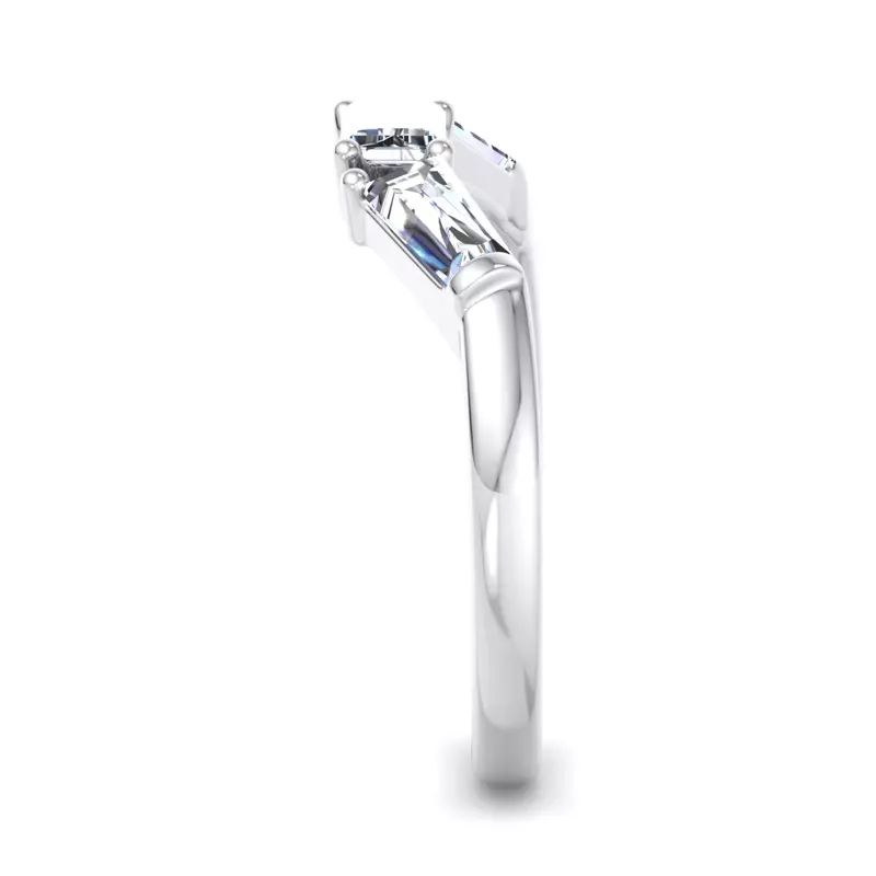 14K White Gold Halle Pave Band