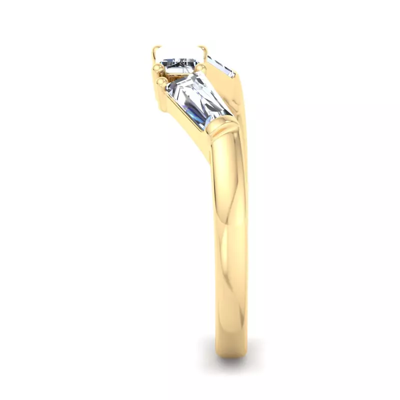 14K Yellow Gold Halle Pave Band