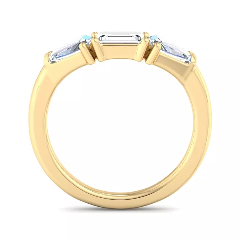 18K Yellow Gold Halle Pave Band