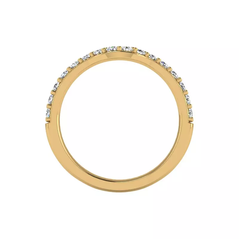 14K Yellow Gold Annie Pave Band