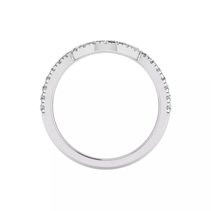 Platinum Lia Pave Band