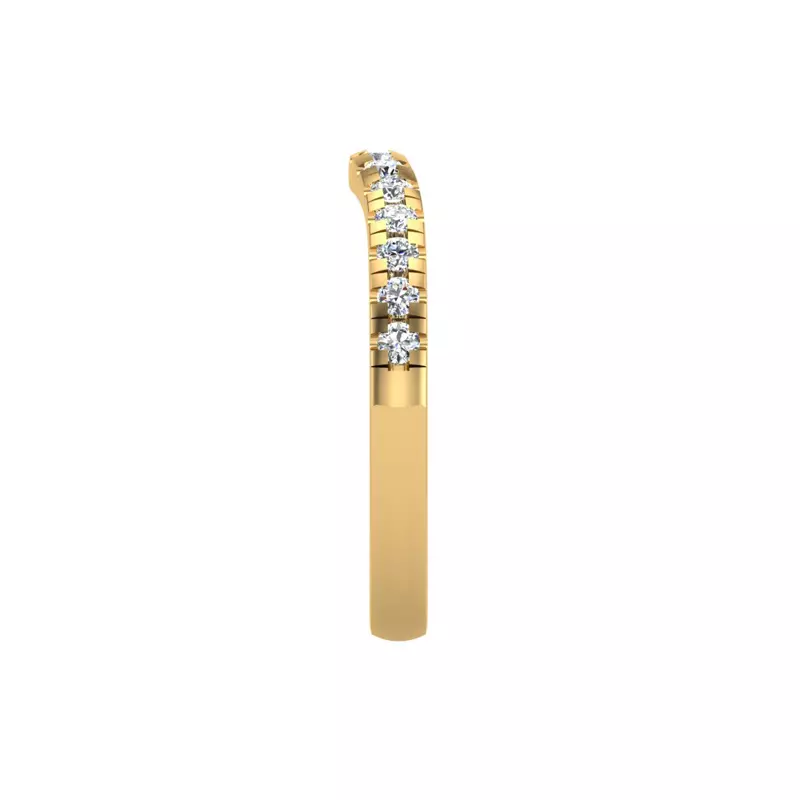 14K Yellow Gold Angelina Pave Band