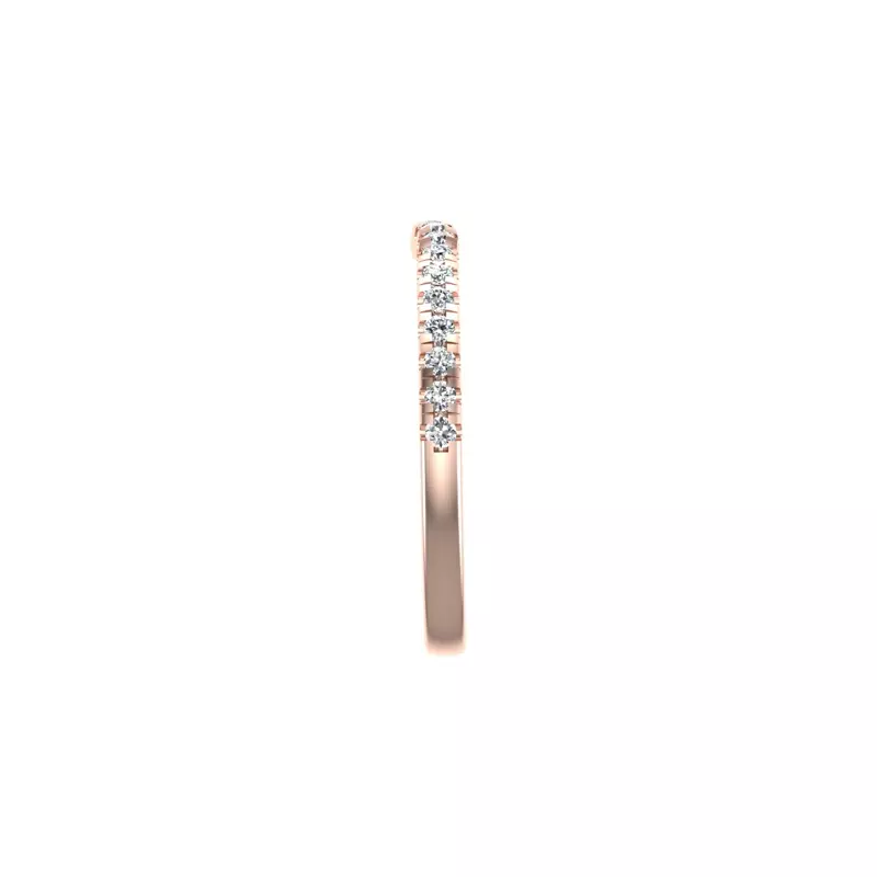 14K Rose Gold Emerson Pave Band