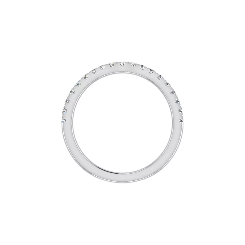 14K White Gold Emerson Pave Band