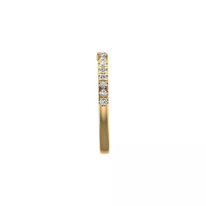 18K Yellow Gold Emerson Pave Band