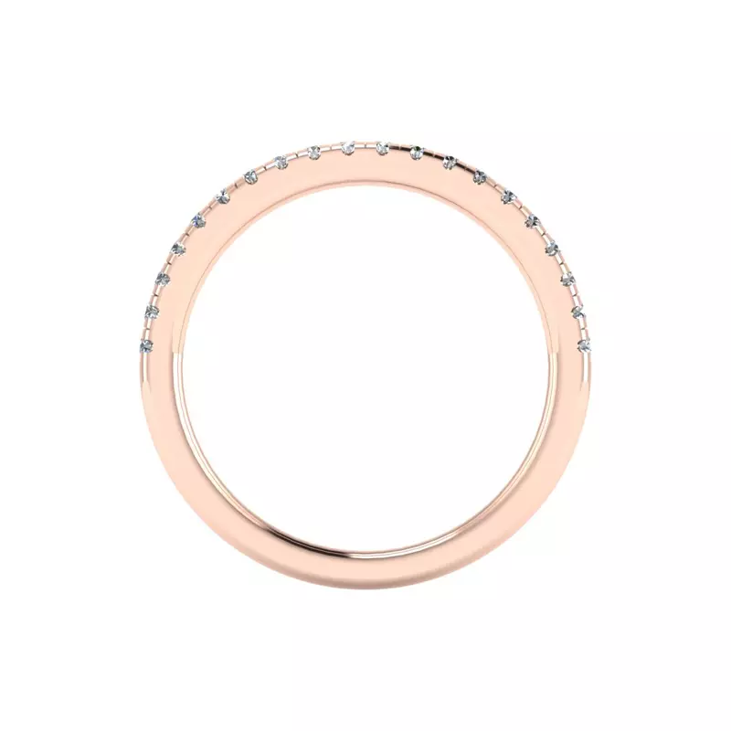 14K Rose Gold Maggie Pave Band