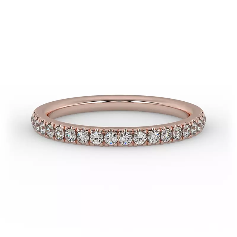 14K Rose Gold Maggie Pave Band