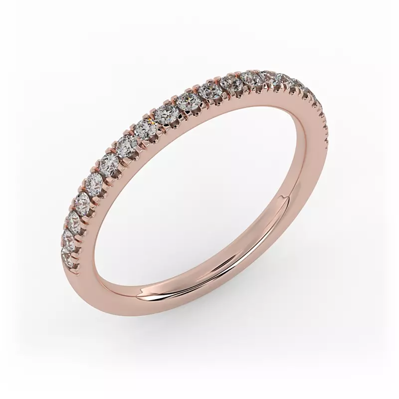 14K Rose Gold Maggie Pave Band