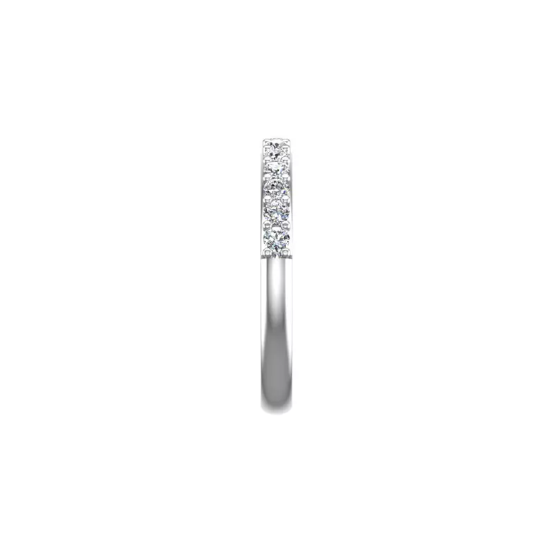 Platinum Leia Pave Band