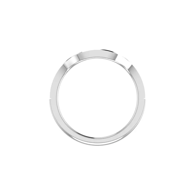 18K White Gold Fiona Pave Band
