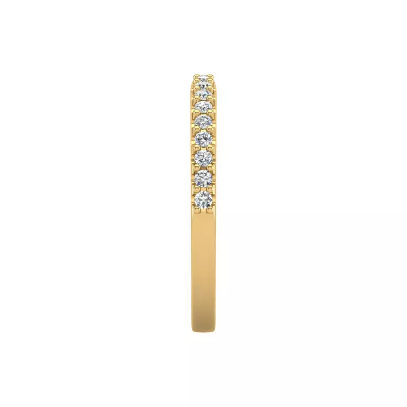 14K Yellow Gold Kayla Pave Band