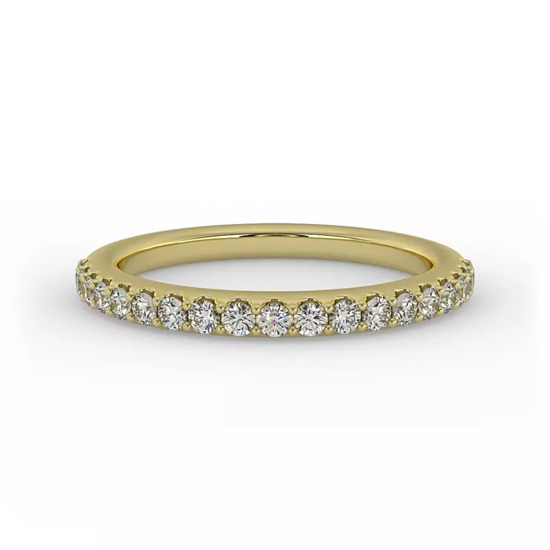 14K Yellow Gold Kayla Pave Band