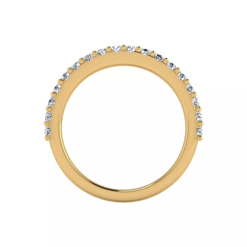 14K Yellow Gold Alani Pave Band