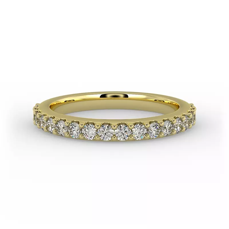 14K Yellow Gold Alani Pave Band
