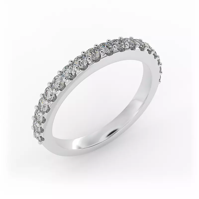 Platinum Alani Pave Band