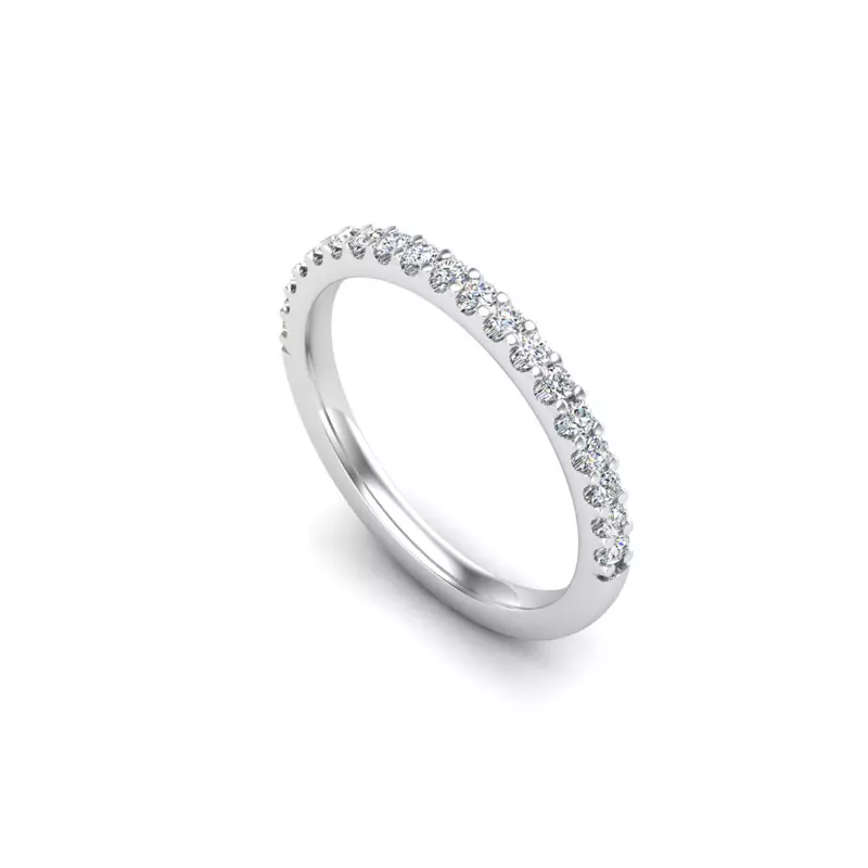Platinum Aspen Pave Band