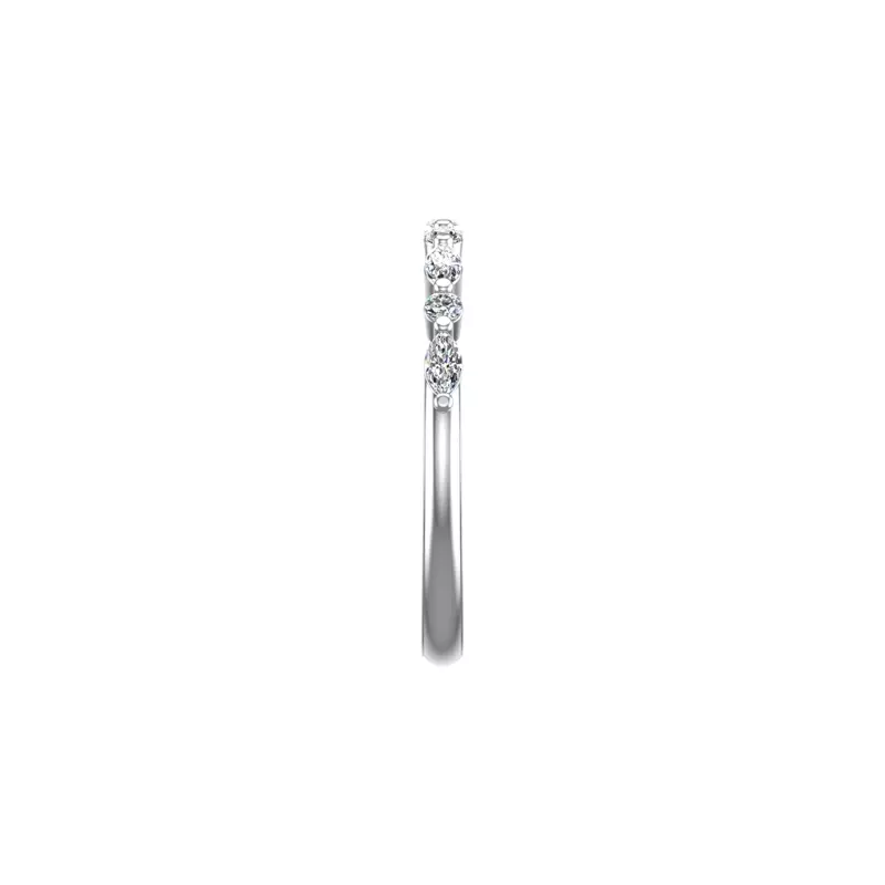 14K White Gold Laila Pave Band