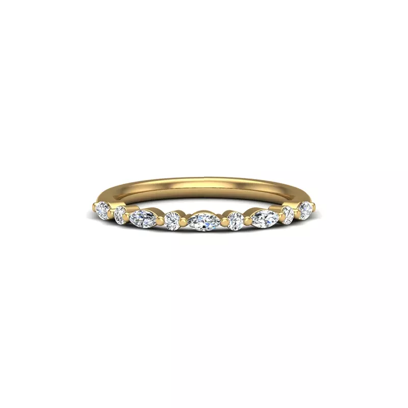 14K Yellow Gold Laila Pave Band