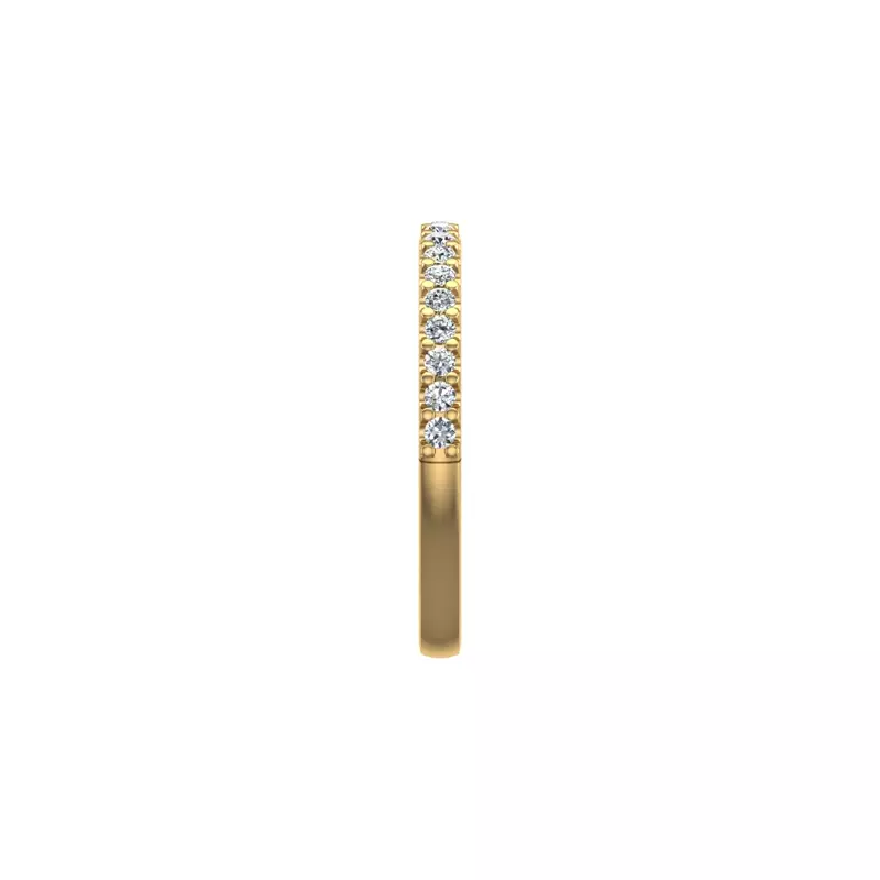 18K Yellow Gold Saylor Pave Band