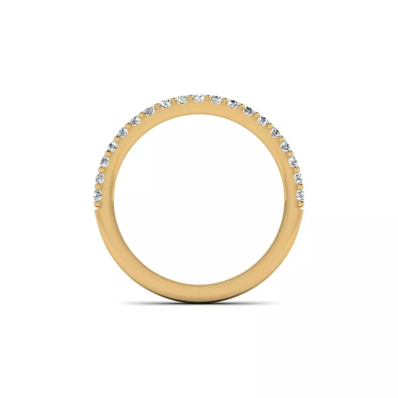 18K Yellow Gold Jayla Pave Band