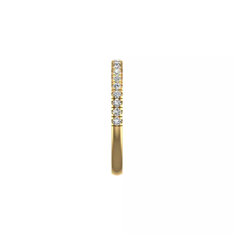 14K Yellow Gold Daniele Pave Band