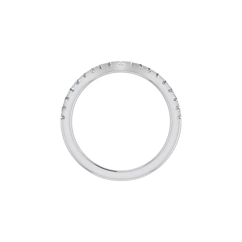 14K White Gold Kiara Pave Band