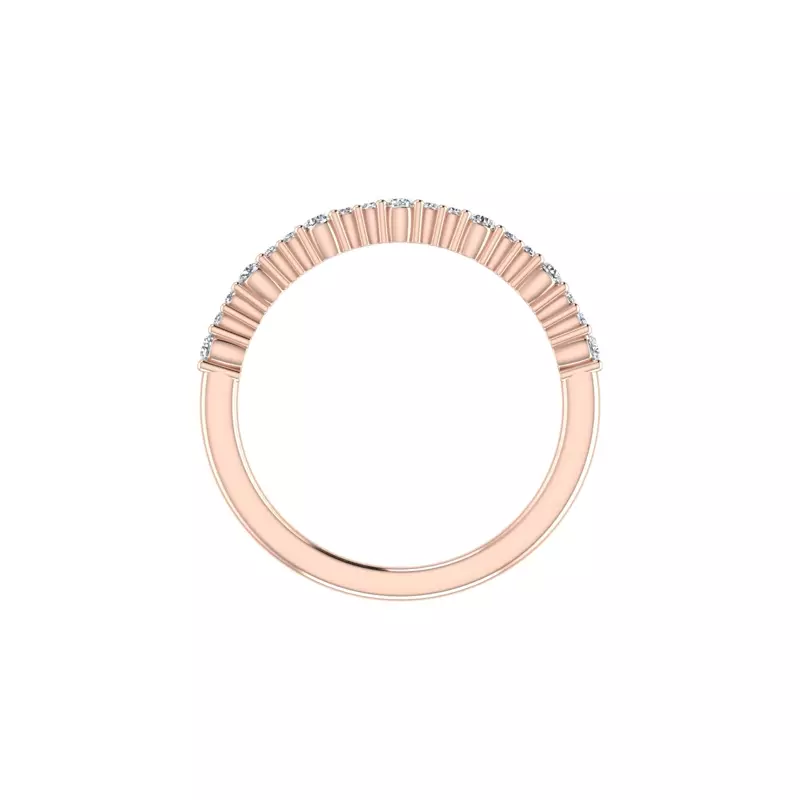 14K Rose Gold Stella Pave Band