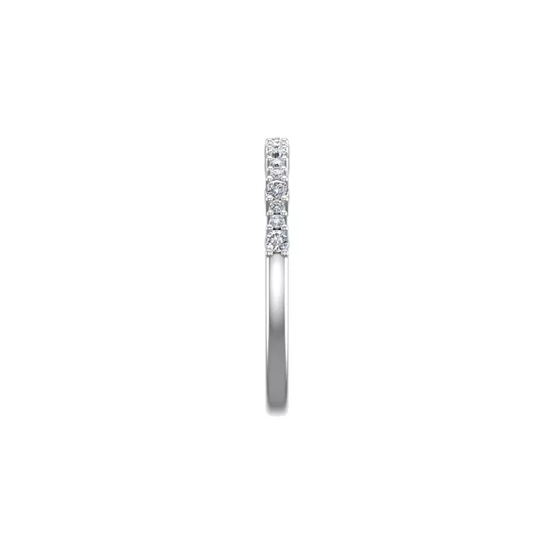14K White Gold Stella Pave Band