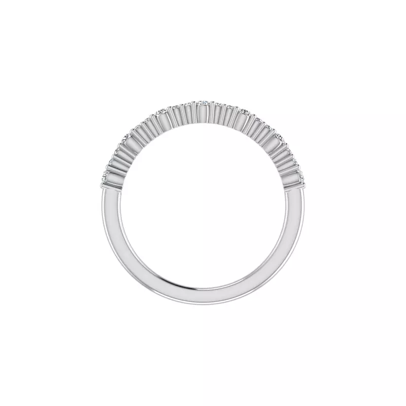 14K White Gold Stella Pave Band