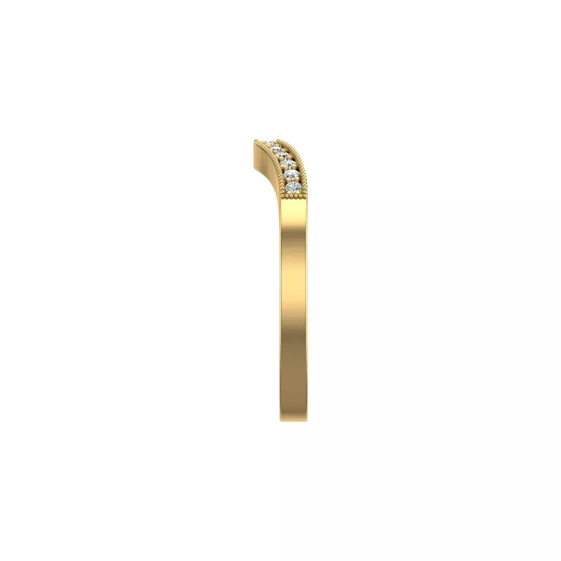 14K Yellow Gold Lauren Pave Band