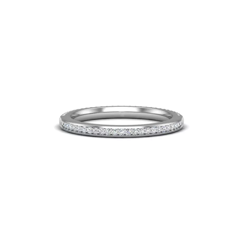 Platinum Alexis Pave Band