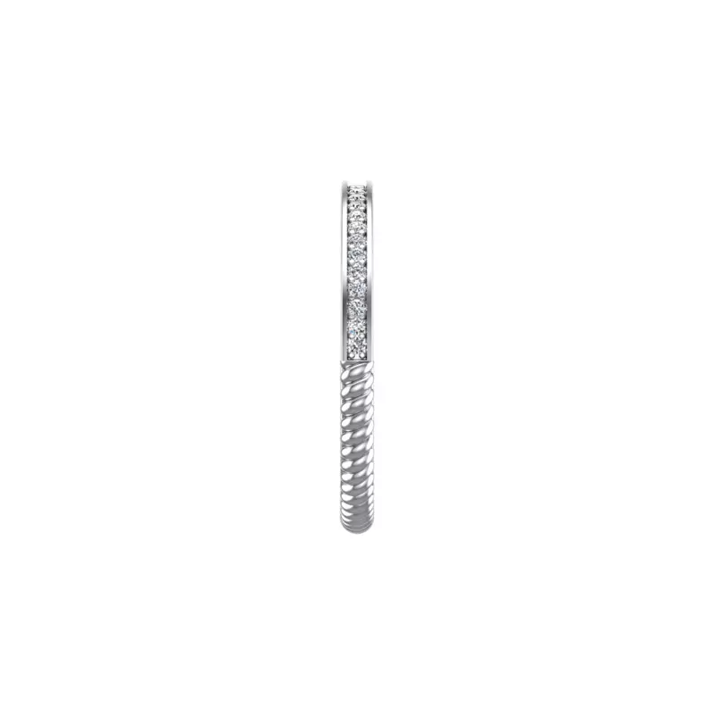 Platinum Alexis Pave Band