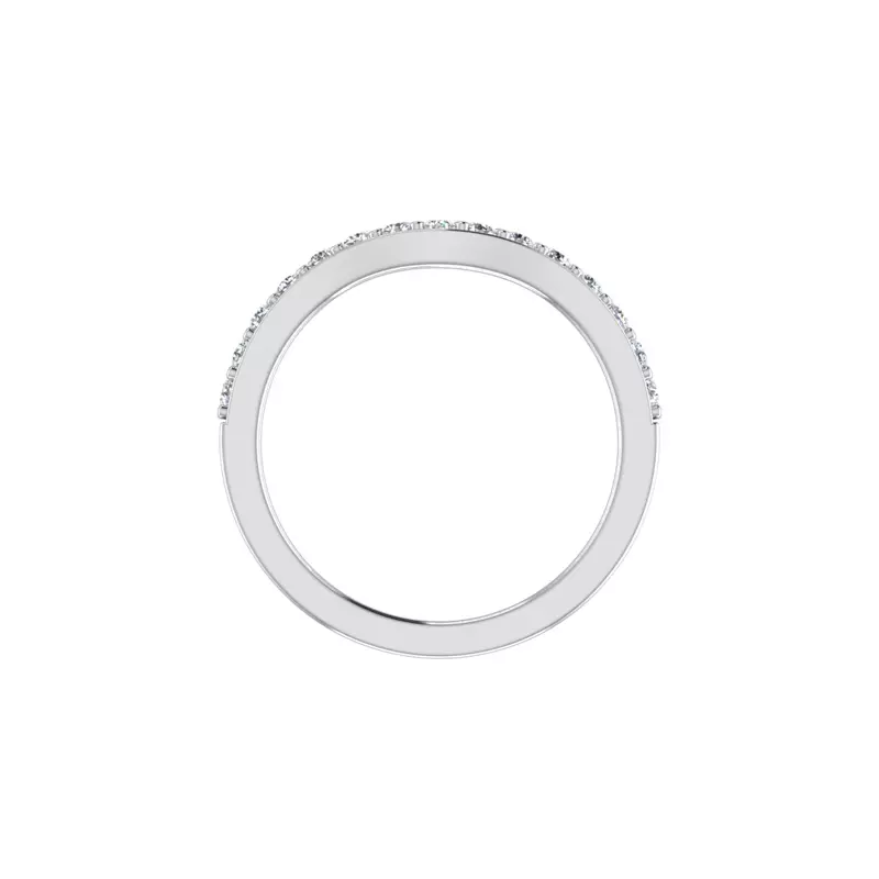 14K White Gold Margot Pave Band