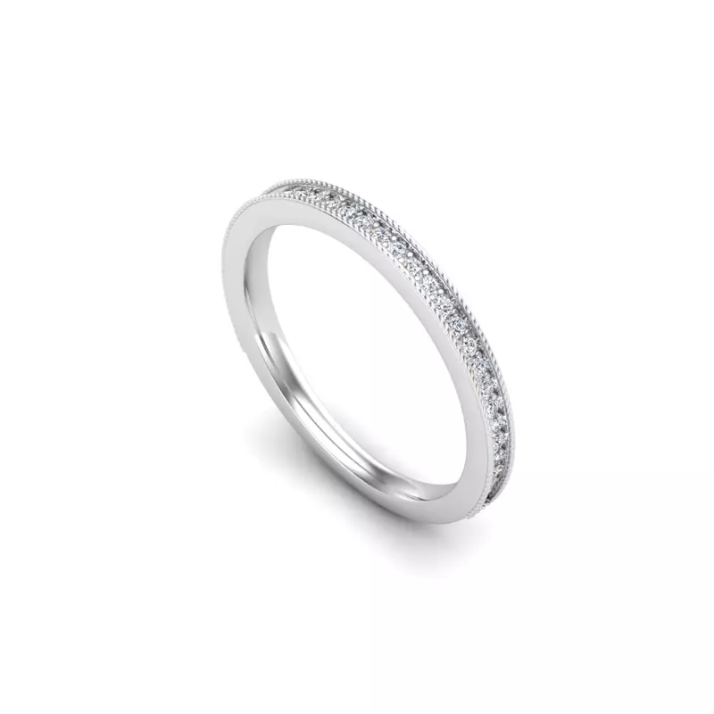 Platinum Adelyn Pave Band