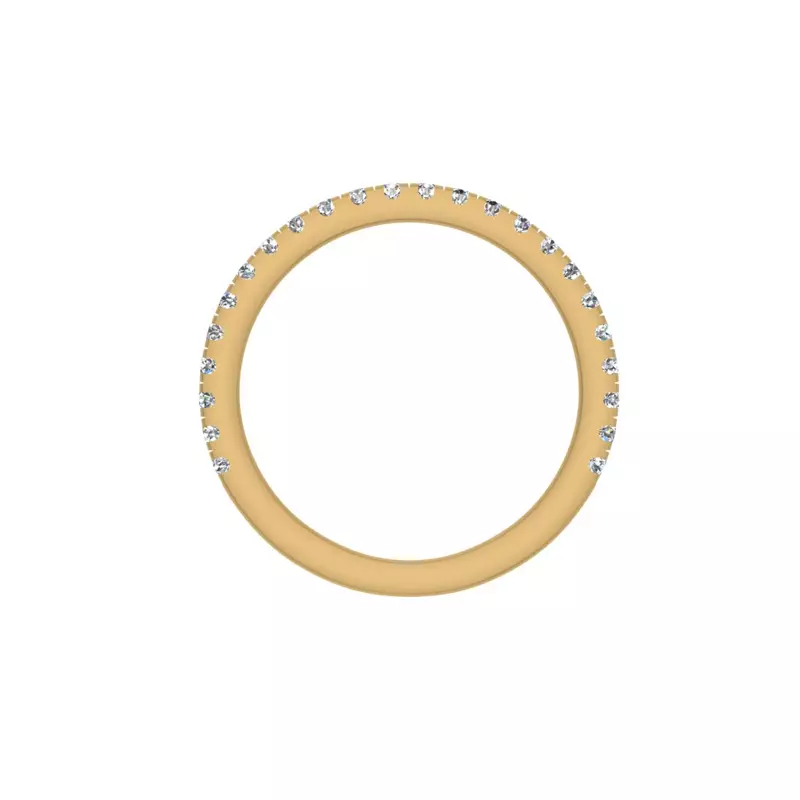 14K Yellow Gold Anastasia Pave Band