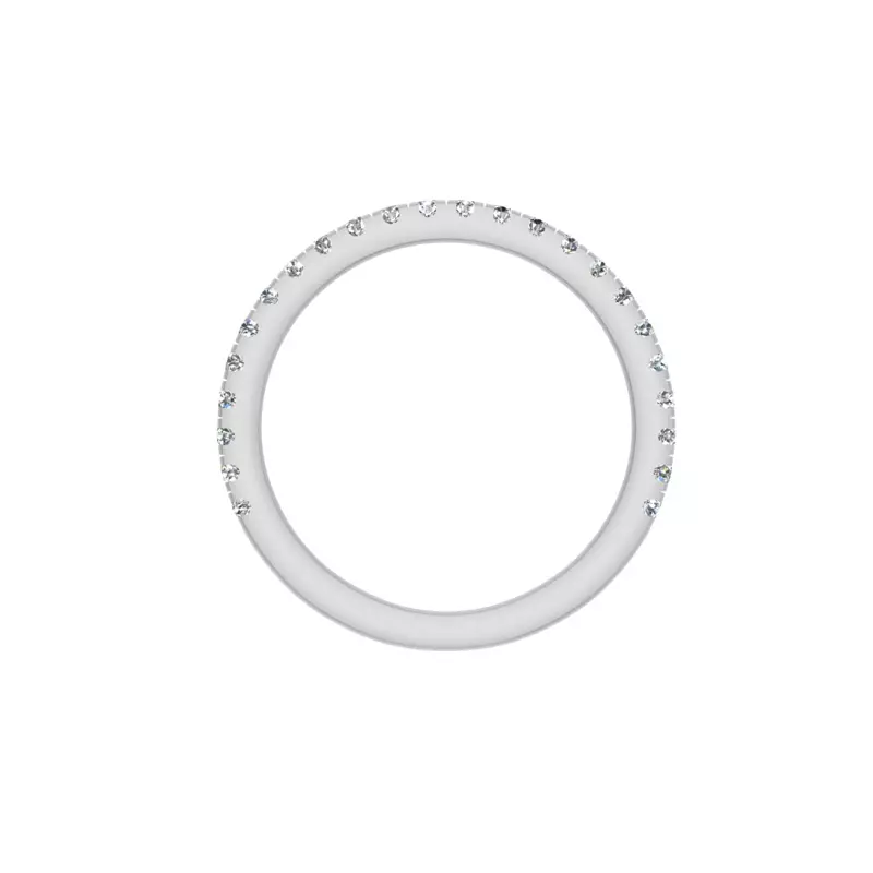 Platinum Anastasia Pave Band