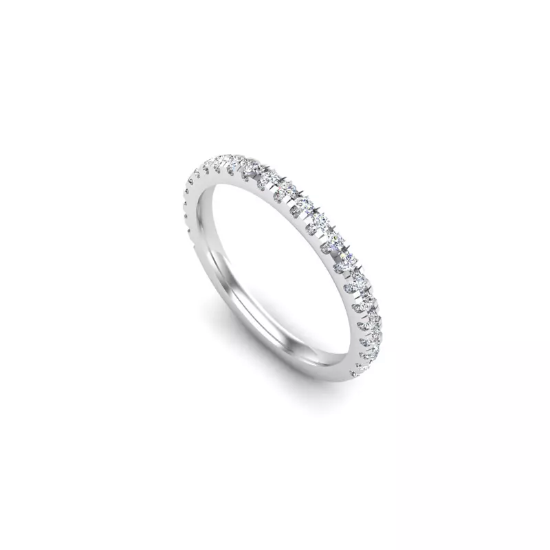 Platinum Anastasia Pave Band