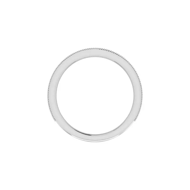 14K White Gold Winter Pave Band