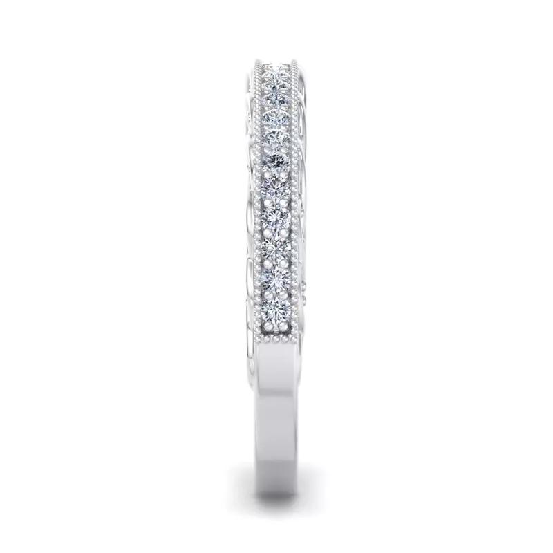 18K White Gold Ariyah Pave Band
