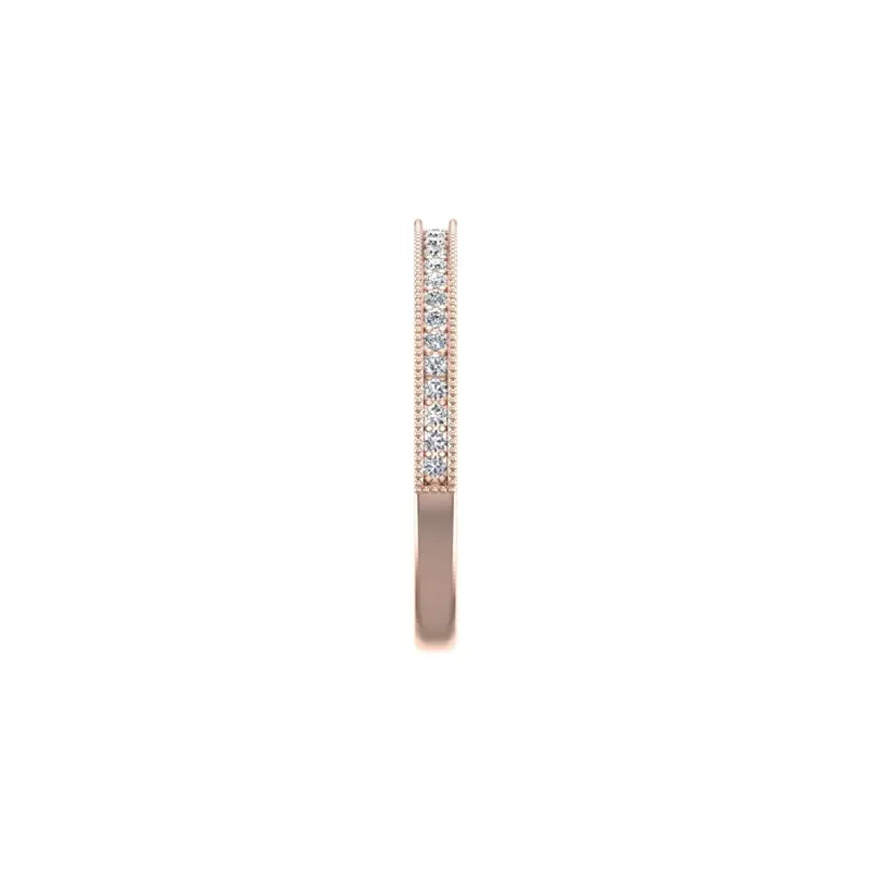 14K Rose Gold Alexandria Pave Band
