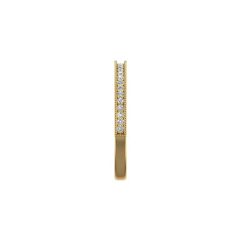 14K Yellow Gold Alexandria Pave Band