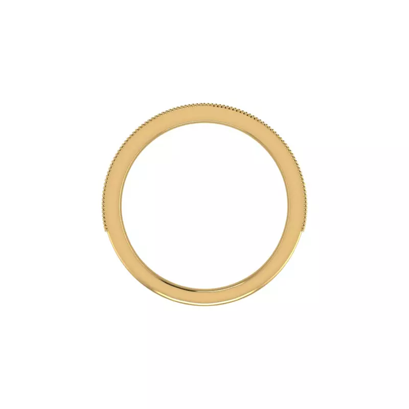 14K Yellow Gold Alexandria Pave Band