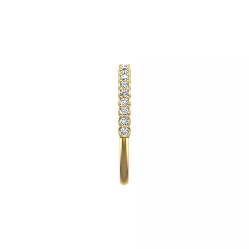 14K Yellow Gold Makayla Pave Band