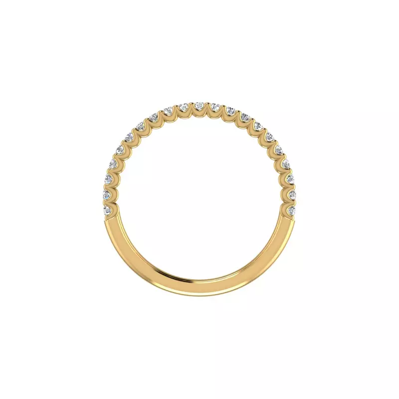 14K Yellow Gold Makayla Pave Band