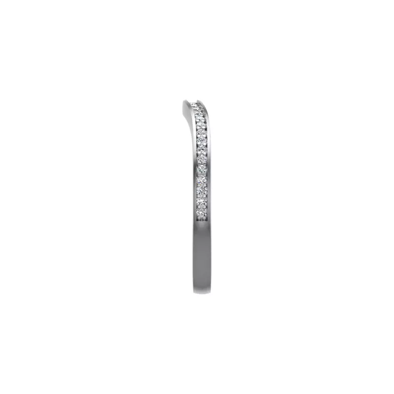 Platinum Amina Pave Band