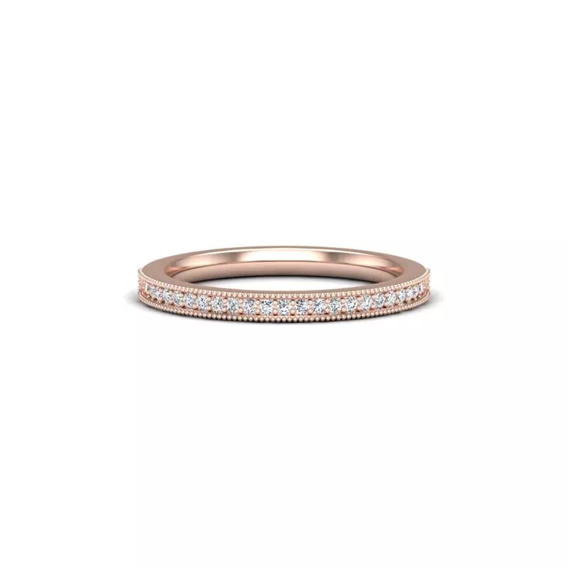 14K Rose Gold Lola Pave Band