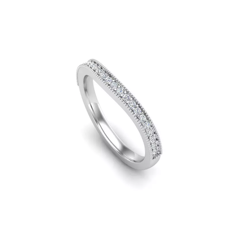 Platinum Sydney Pave Band