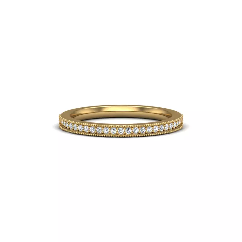 14K Yellow Gold Izabelle Pave Band
