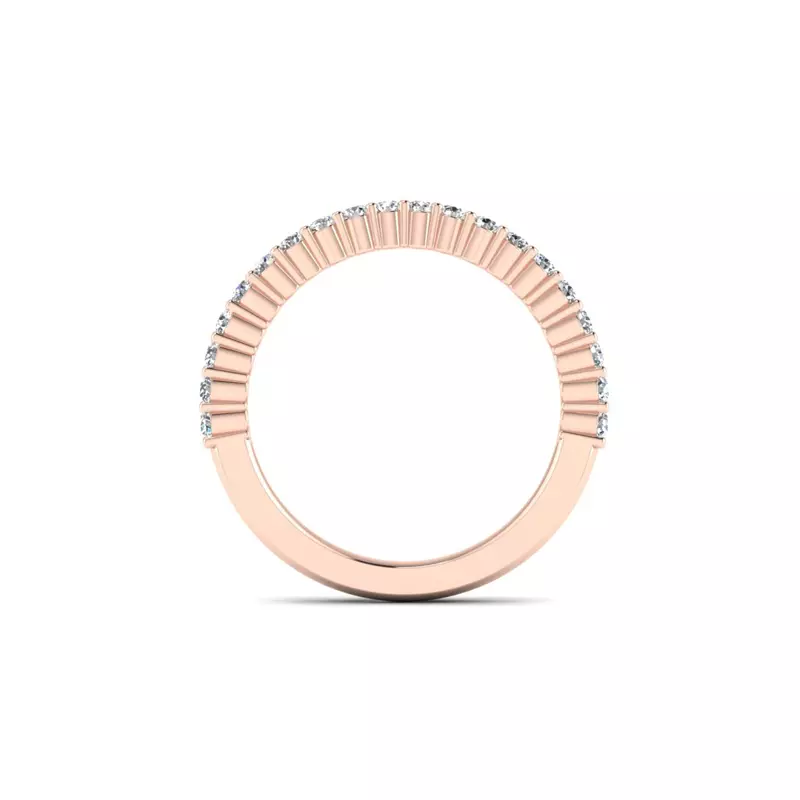 14K Rose Gold Vera Pave Band