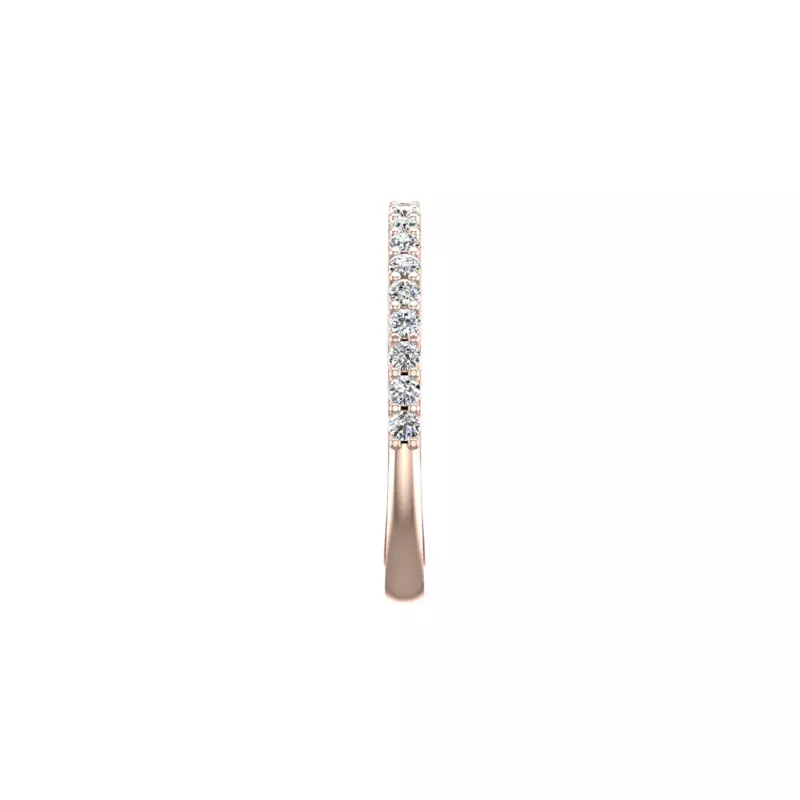 14K Rose Gold Vera Pave Band